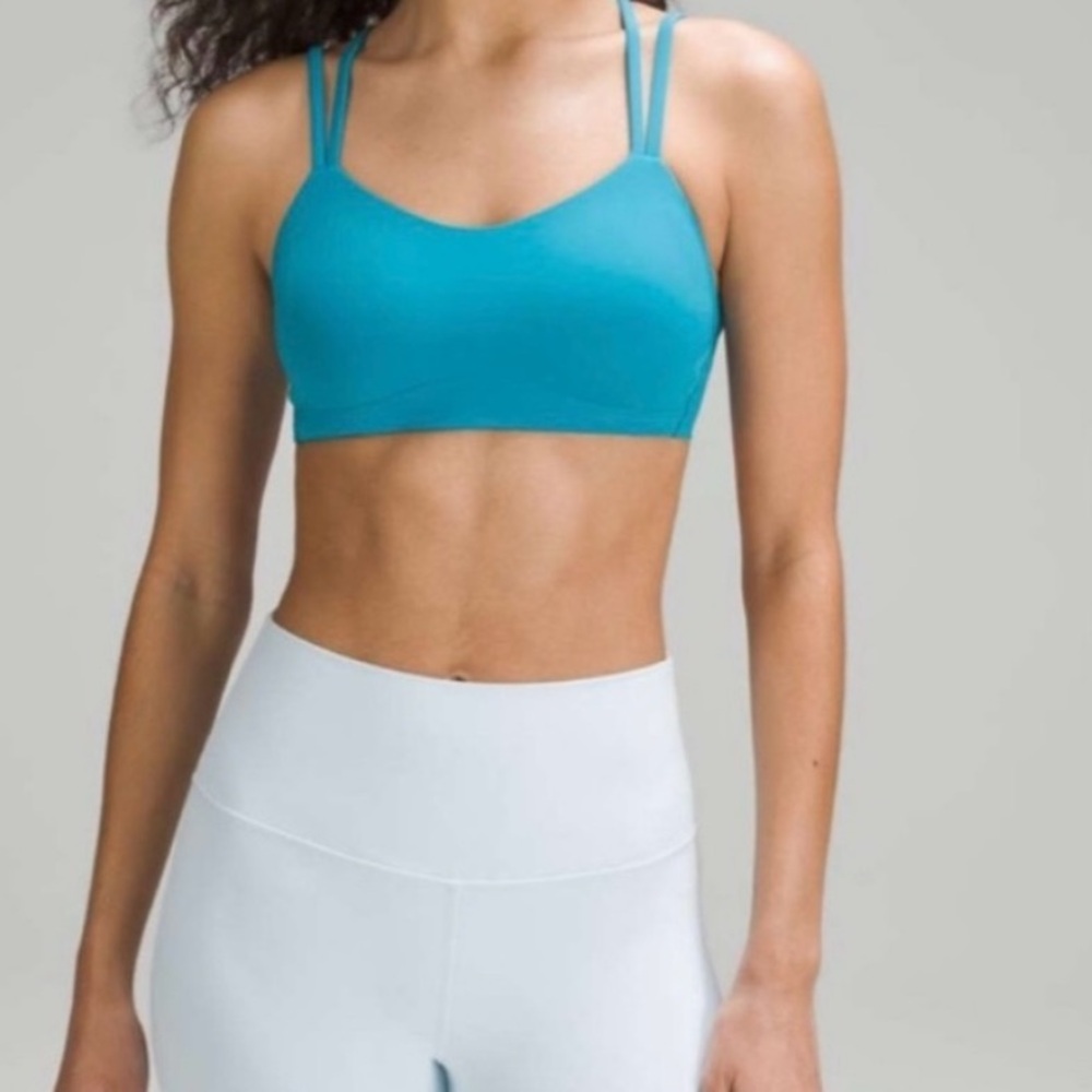 NWT!🍋🍋Lululemon Like A Cloud Bra B/C Cup🍋🍋. Size 10. Color Electric Turquoise.